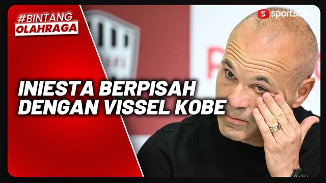 Sambil Menangis, Andres Iniesta Ucapkan Perpisahan dengan Vissel Kobe