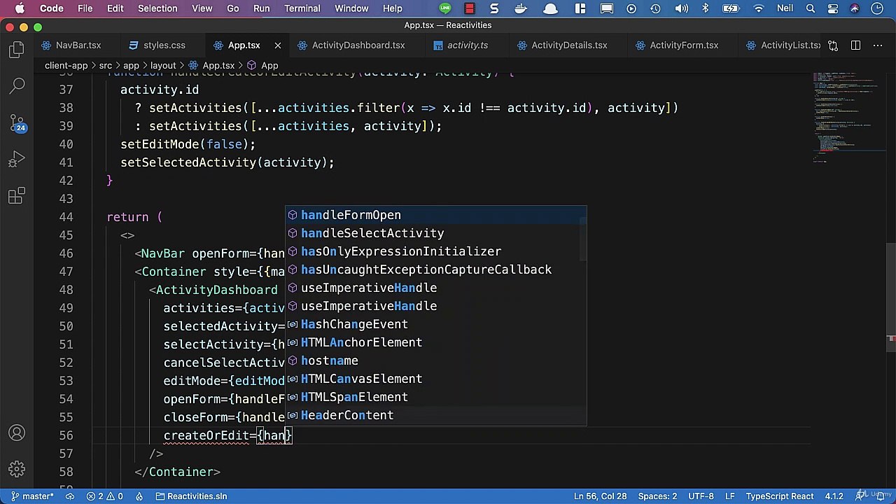 Creating a CRUD application in React - Handle create and edit submission