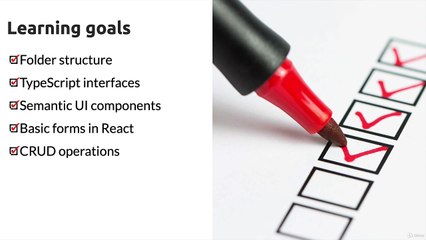 Creating a CRUD application in React - Summary of section 5