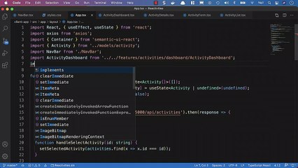 Creating a CRUD application in React - Using a GUID for the activity id