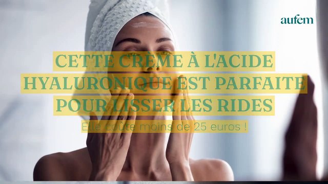 Cette crème repulpante à l’acide hyaluronique à moins de 25 euros est parfaite pour lisser les rides
