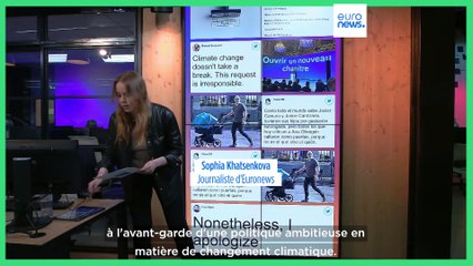Suppression de vols intérieurs courts : "Nous sommes les premiers à le faire", se félicite E. Macron