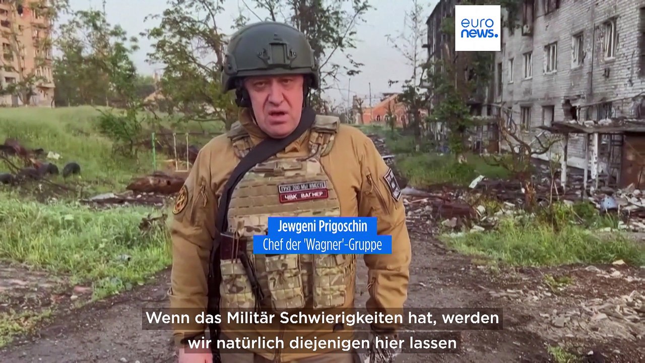 'Wagner'-Chef Prigoschin: wie überlassen eingenommenes Bachmut der russischen Armee