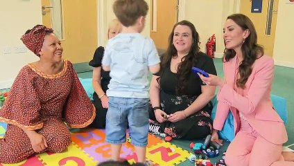 Princess of Wales meets children and carers at Kinship