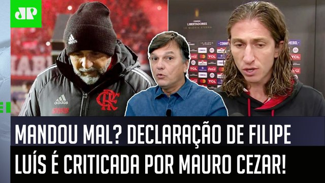 O Filipe Luís CRIA UM CHOQUE com o técnico ao FALAR ISSO! O Flamengo... Mauro Cezar FAZ CRÍTICA!