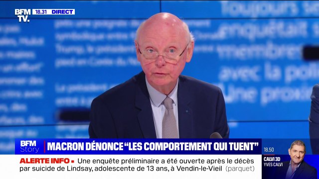 Il faut se donner les moyens d'agir , Patrick Stefanini, conseiller d’État honoraire, réagit aux propos d'Emmanuel Macron sur les comportements qui tuent
