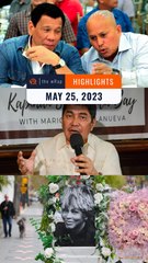 Rappler's highlights: Rodrigo Duterte, Erwin Tulfo, Tina Turner | The wRap | May 25, 2023