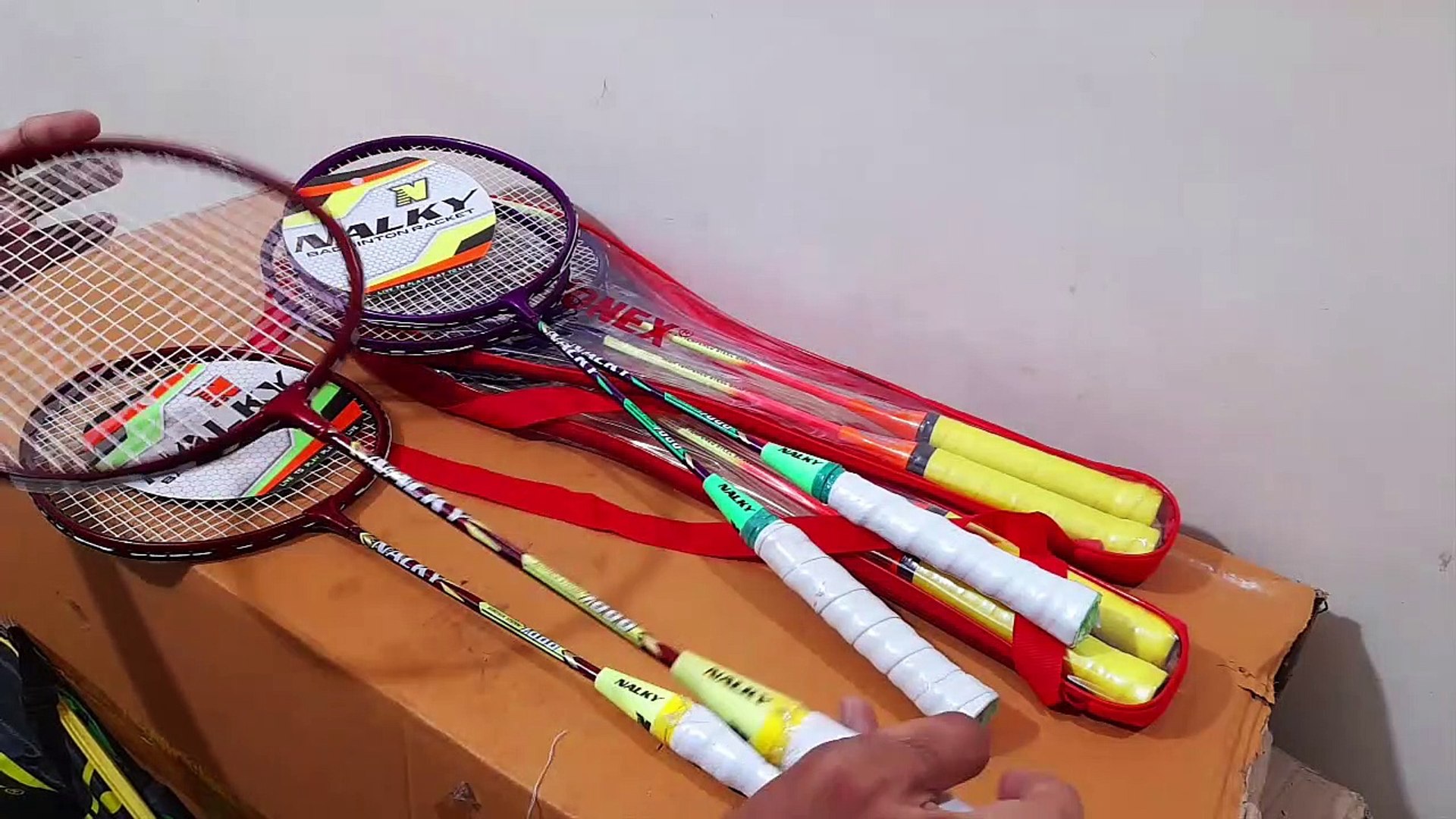 Unboxing and Review of jonex nalky badminton racket for summer vacation fun 