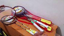 Unboxing and Review of jonex nalky badminton racket for summer vacation fun