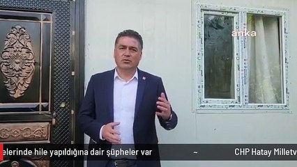 CHP Hatay Milletvekili Servet Mullaoğlu: Seçmen listelerinde hile yapıldığına dair şüpheler var