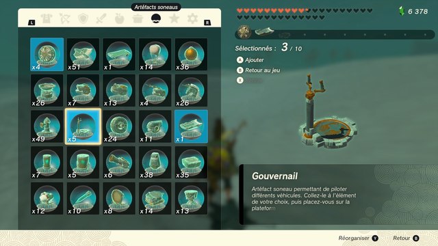 Radeau des Sables Zelda Tears of the Kingdom : Véhicule parfait pour le désert Gerudo