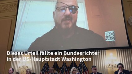 18 Jahre Haft für Gründer von rechter US-Miliz wegen Kapitol-Sturms