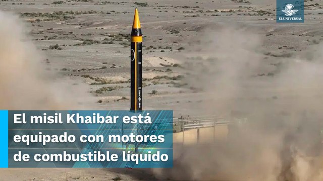 Presenta Irán misil con un alcance de 2 mil kilómetros y cabeza explosiva de mil 500 kilos