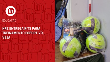 NRE entrega Kits para treinamento esportivo