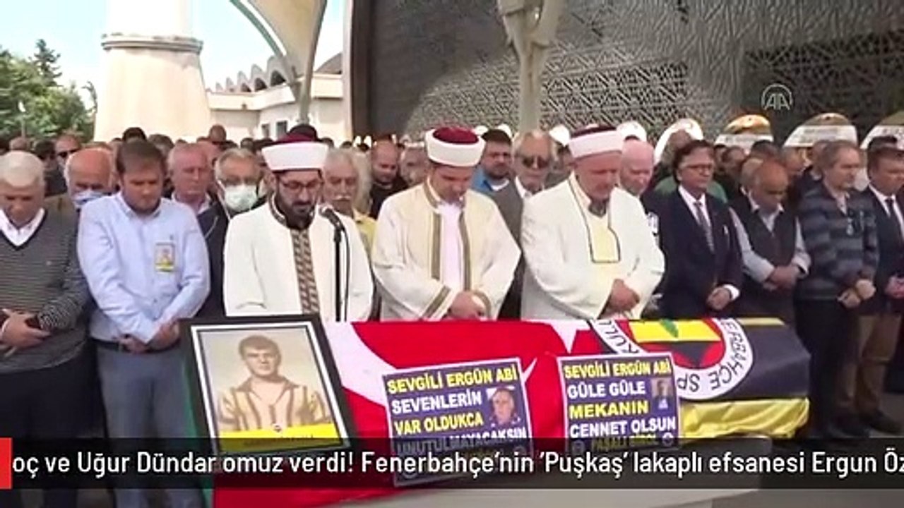 Ali Koç ve Uğur Dündar omuz verdi! Fenerbahçe'nin 'Puşkaş' lakaplı efsanesi Ergun Öztuna'ya veda