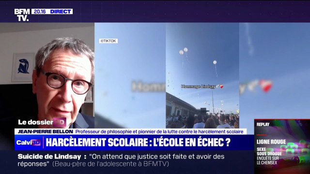 Suicide de Lindsay: Il y a quelque chose qui nous échappe avec les réseaux sociaux pour Jean-Pierre Bellon, professeur de philosophie et spécialiste du harcèlement scolaire