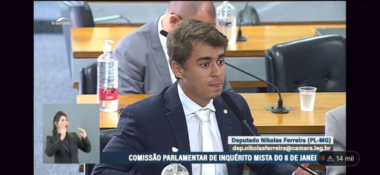 Nikolas Ferreira é aplaudido após desmontar narrativas e detonar o PT na CPMI do 8 de janeiro: “Eles estão lascados”