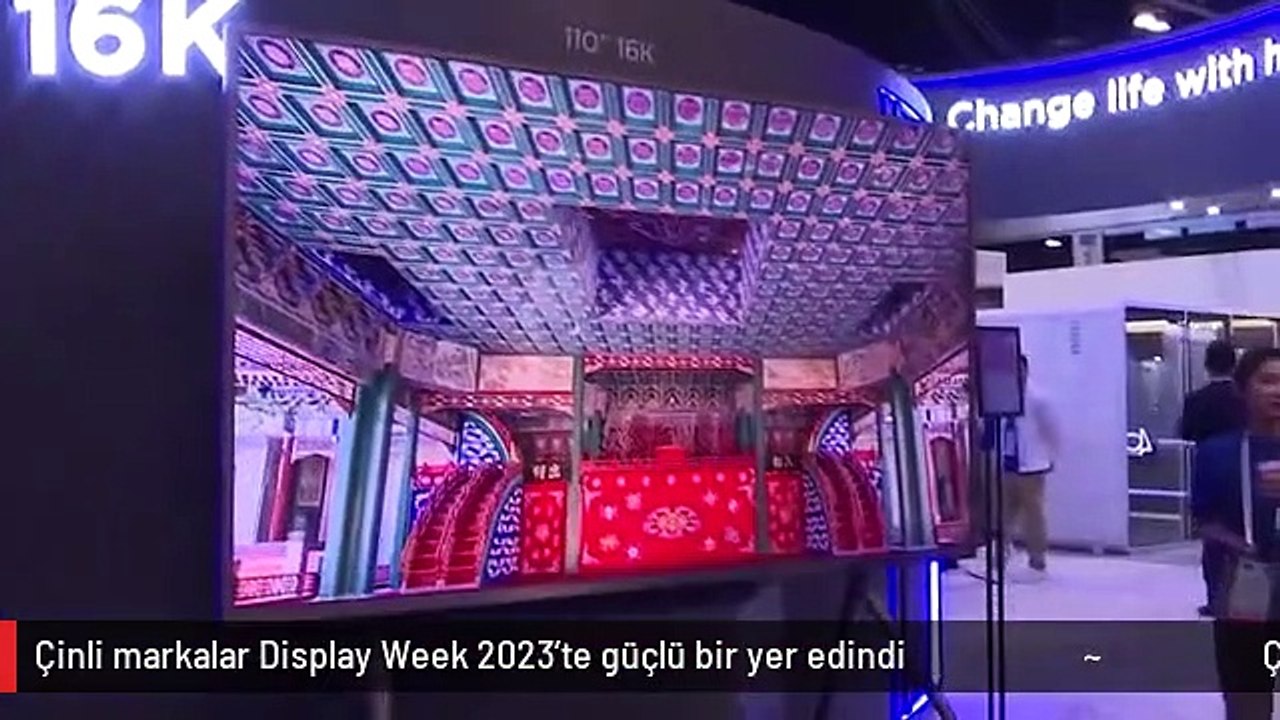 Çinli markalar Display Week 2023'te güçlü bir yer edindi
