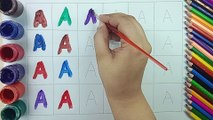 how to learn and write ABC/ABC/ABCD/ALPHABETES A TO Z/LETTERS /STARS SCHOOLING