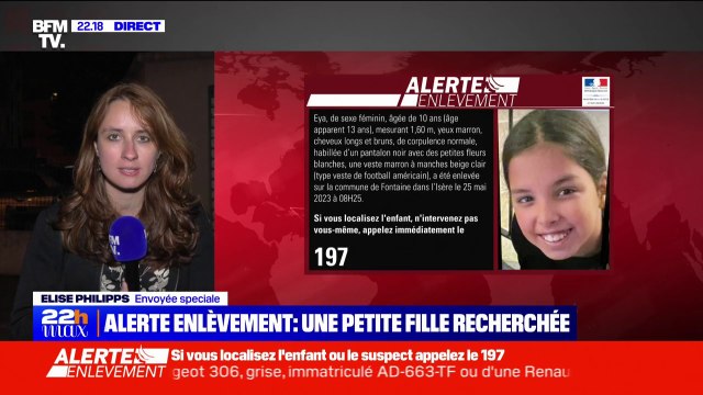 Alerte enlèvement: Eya, 10 ans, recherchée après avoir été enlevée par son père