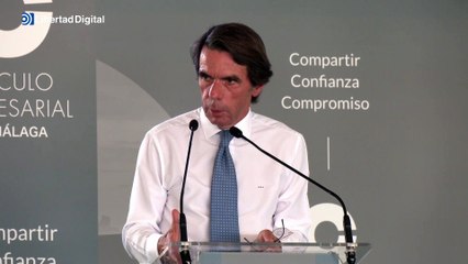Aznar critica al Gobierno: "Está formado por personas que quieren destruir el país"