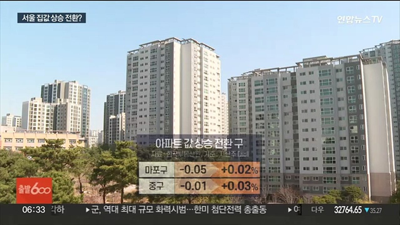 서울 아파트값 1년 만에 올랐다…전셋값도 반등