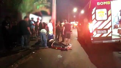 Acidente na Marginal da BR-467 deixa dois homens feridos