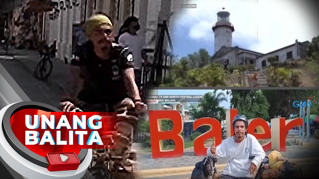 Lalaki mula Bayawan, Negros Oriental, nililibot ang Luzon gamit ang kaniyang 'Bambike' o Bamboo Bike | UB