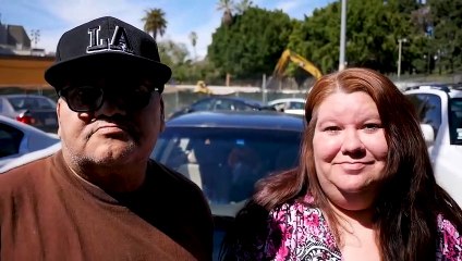 Los Angeles Homeless Family's First Night Sleeping in Their Car