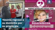 Yesenia Guadalupe del colectivo Madres Buscadoras de Sonora, se encuentra a salvo