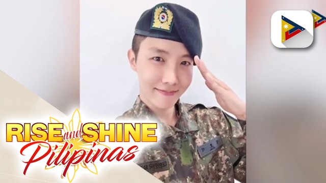 TALK BIZ | BTS Member J-hope, nagbahagi ng ilang photos matapos niyang makumpleto ang basic military training