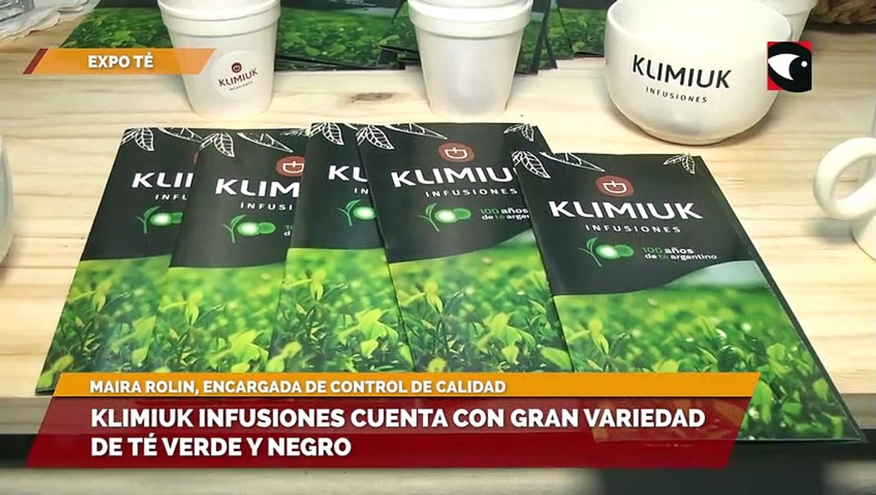 Expo Té Argentina | Klimiuk Infusiones ofreció muestras gratis del té especial que exporta a 12 países