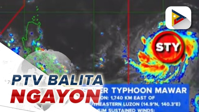 Bagyong #Mawar, lalo pang lumakas