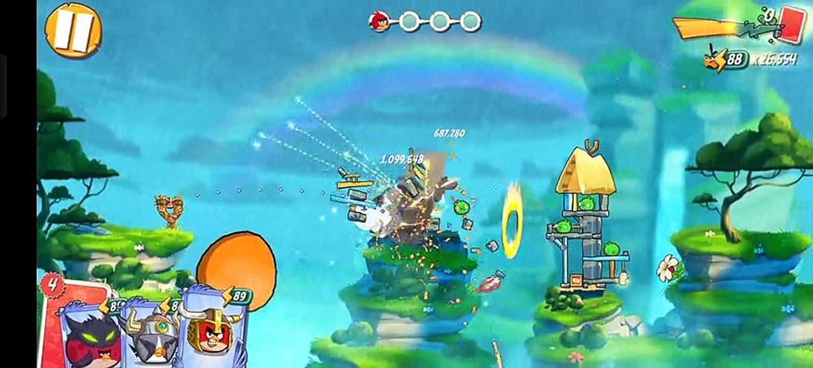 Angry Birds 2 | Level 68 | Hard Level | Hitting Fun | Angry Bird 2 Show