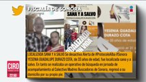 Localizan con vida a Yesenia Gudalupe, integrante del colectivo Madres Buscadoras de Sonora