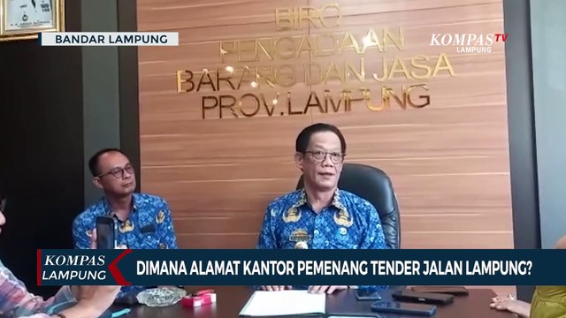 Mencari Keberadaan Kantor Pemenang Tender Proyek Perbaikan Jalan Lampung, Ini Hasilnya...