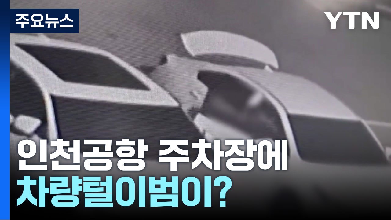 인천공항 차량털이범 검거..."사이드미러로 범행 대상 물색" [앵커리포트] / YTN