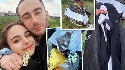 Nişanlı çift, nikaha bir gün kala kazada hayatlarını kaybetti