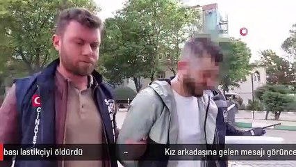 Kız arkadaşına gelen mesajı görünce 2 çocuk babası lastikçiyi öldürdü