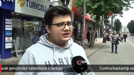 Cumhurbaşkanlığı seçiminin 2. turunda oy kullanacak gençlerden vatandaşlara tavsiye