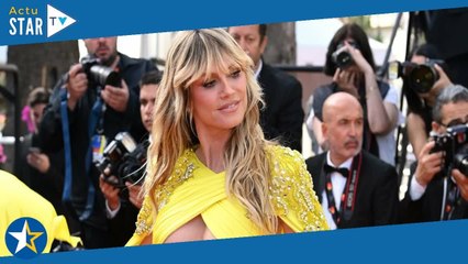 Festival de Cannes 2023 : Heidi Klum ose une tenue ultra-ouverte, et passe à deux doigts de l'accide