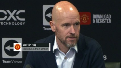Ten Hag : "Heureux d'être dans les quatre premiers"