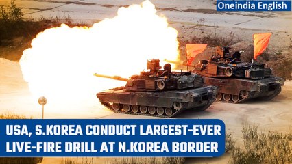 S.Korea, US hold largest live-fire drills to counter N.Korea's growing threats | Oneindia News