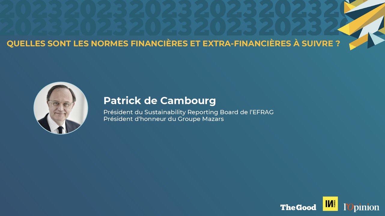 The Good Forum #4 - Finance Durable : Keynote - Quelles sont les normes financières et extra-financières à suivre ?