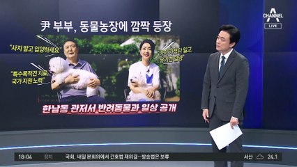“유산 후 유기견 입양”…尹 부부 깜짝 출연