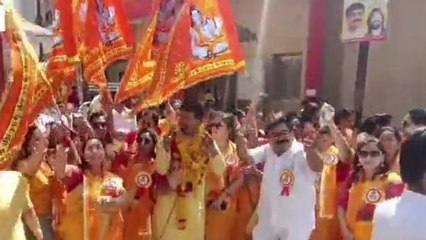 देवास: माहेश्वरी समाज ने निकाली प्रभातफेरी, जगह-जगह हुआ ऐसा स्वागत