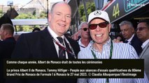 PHOTO Albert de Monaco avec le prince Jacques, une vraie star, apparition furtive pendant le Grand Prix