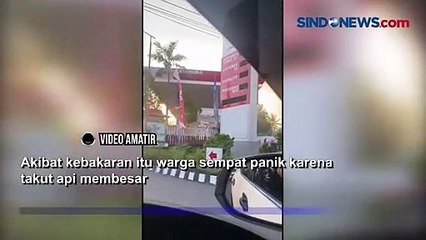 Mobil  Terbakar saat Isi BBM di SPBU Gunungkidul, Warga Panik