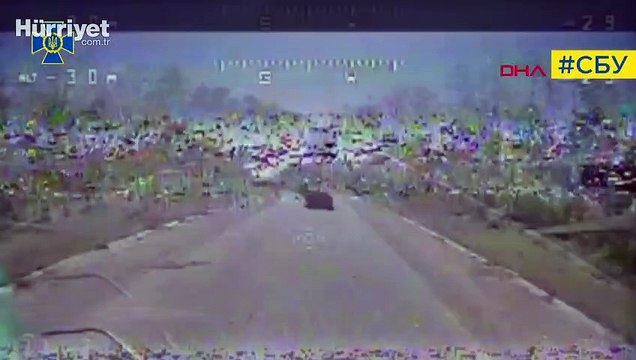 Ukrayna’ya ait intihar İHA’ları, Rus askeri araçlarını böyle vurdu