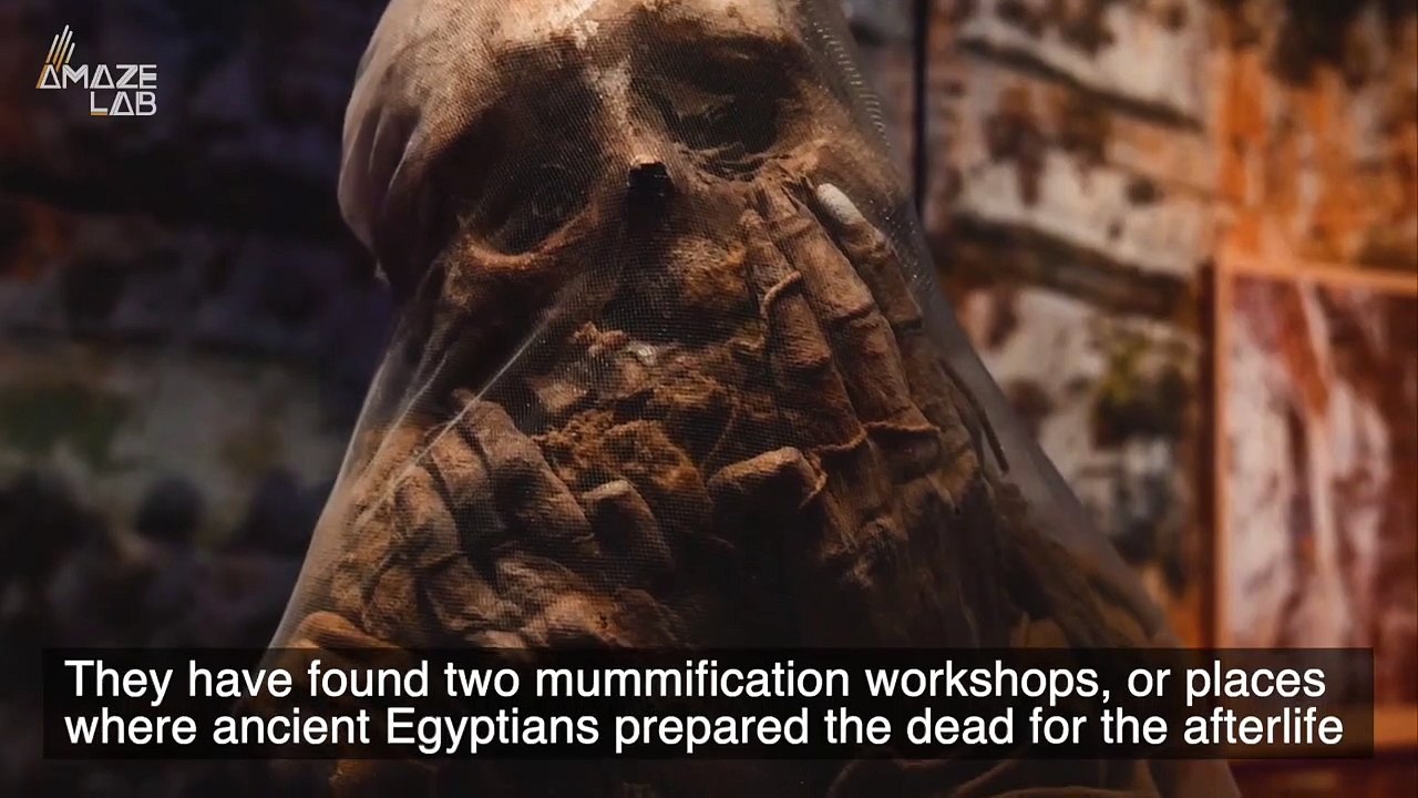 Archeologists Unearth ‘Mummification Workshop’ at Ancient Saqqara Dig Site